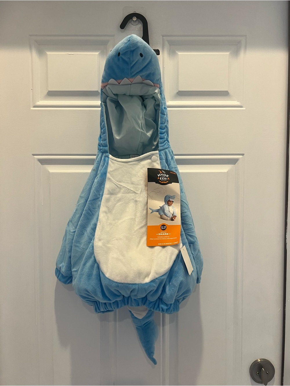 Infant (12-18) Months Shark Costume Halloween Baby Blue NWT